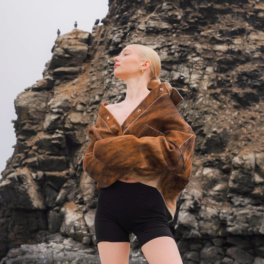 CASACA ATIGRADA OVERSIZE